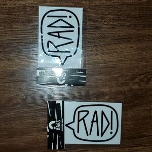 New Rags "RAD!" sticker Pack (1 sticker) 4 x 6